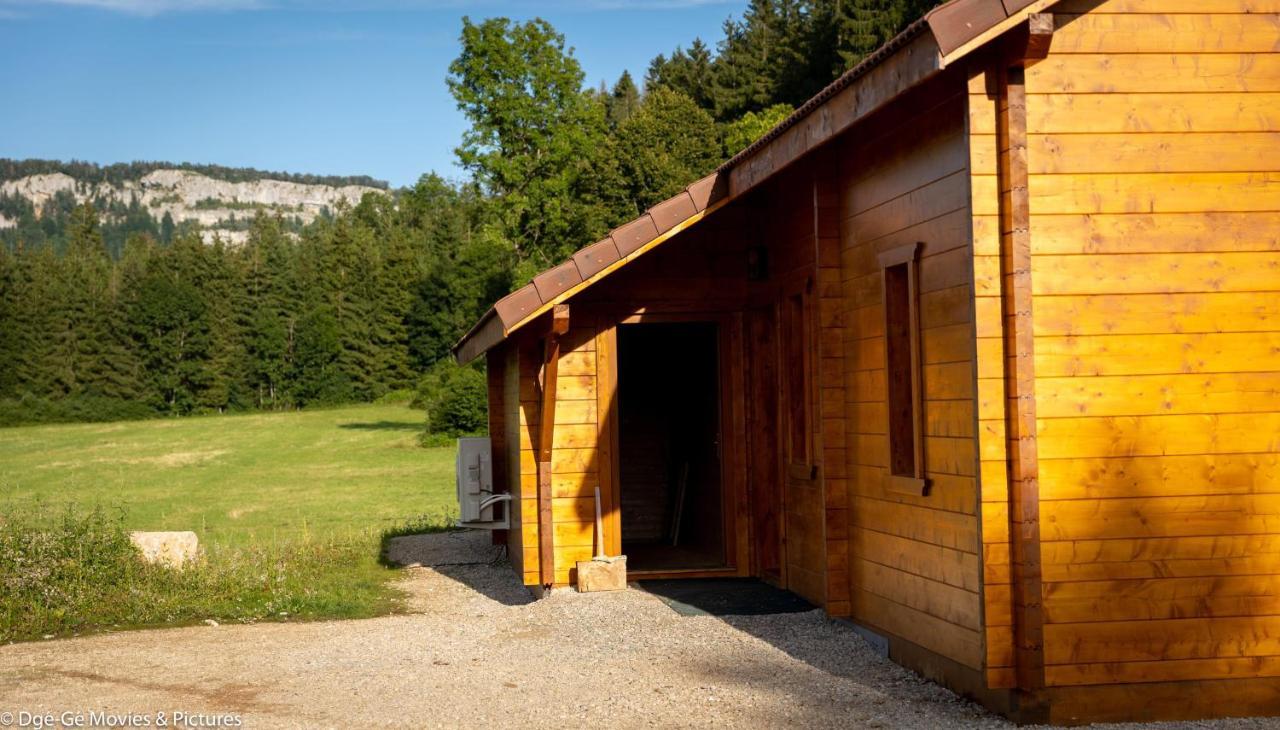 Les Jardins Du Herisson Chalet 2 Bonlieu Exteriér fotografie
